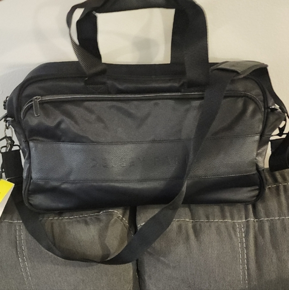 Sleek Black Duffel Bag for Men